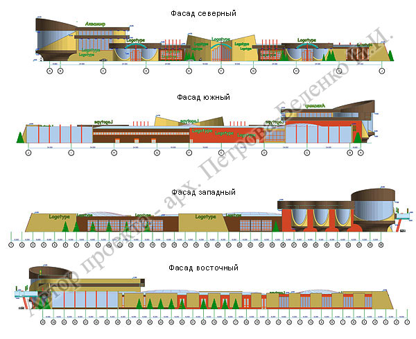 Центр Деловой Активности. Фасады